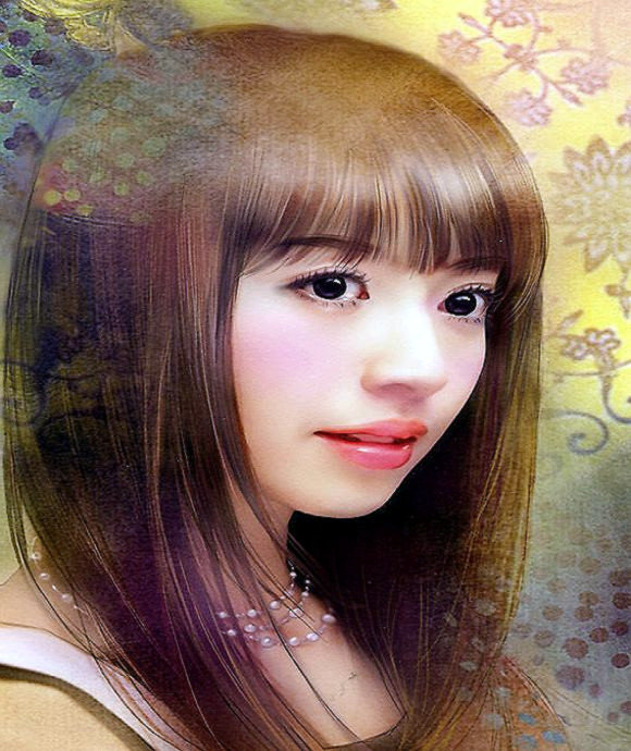 红颜如玉---德珍彩绘经典美女画