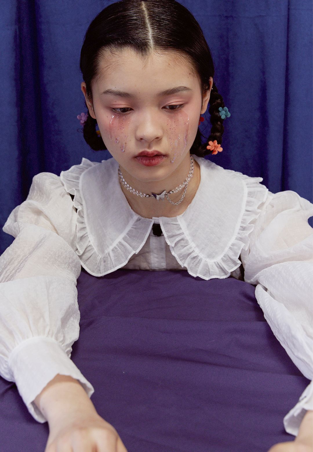 童年饰品金蝴蝶,童年土味发饰效果图