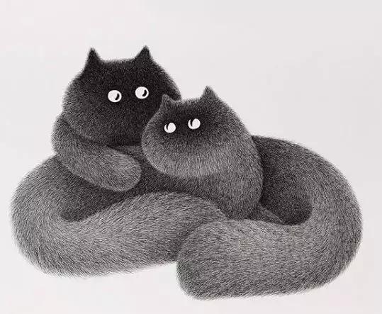 她用2元针管笔作画便惊艳了世界,他用粉笔画了一只猫