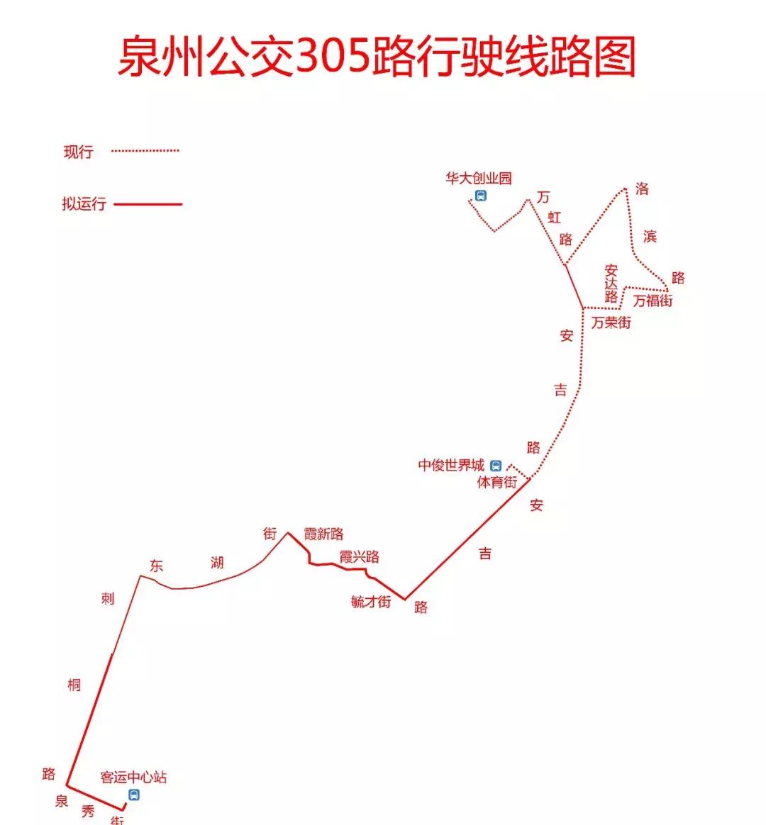 7月25日起，泉州公交33、37、39、301、305等5条线路进行调整