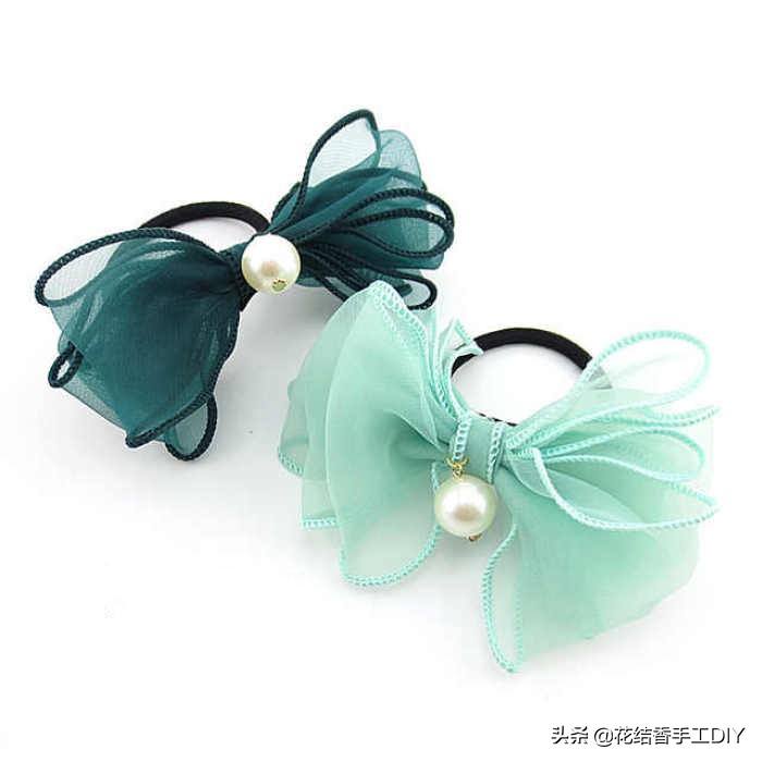 小敏钩针发夹发饰图解,鸭嘴夹钩针发夹发饰图解