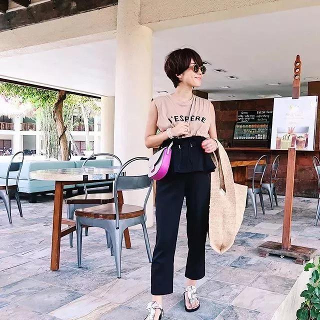 最时髦的孕妇穿搭,日本妈妈精致穿搭