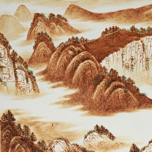 烙画作品大全集,烙画精品100幅