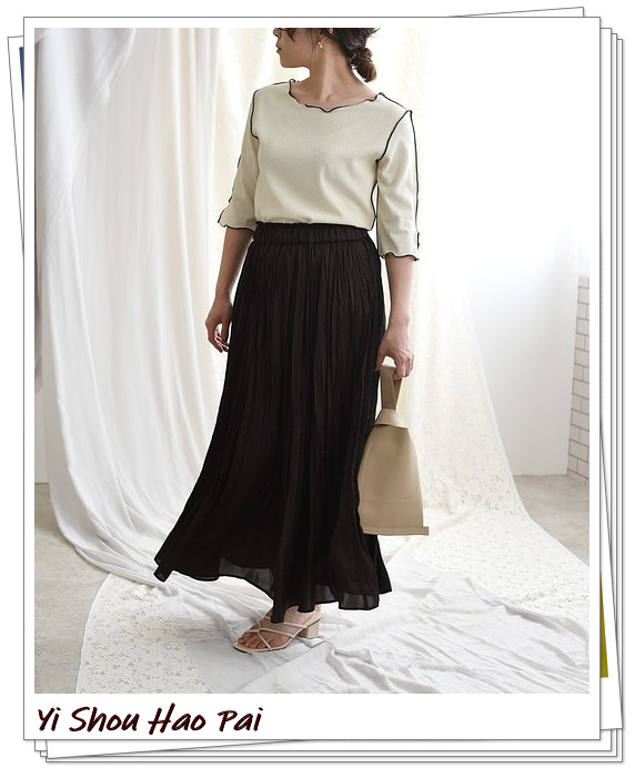 半身百褶裙的穿搭方法冬款,百褶半身裙穿搭秋冬小个子