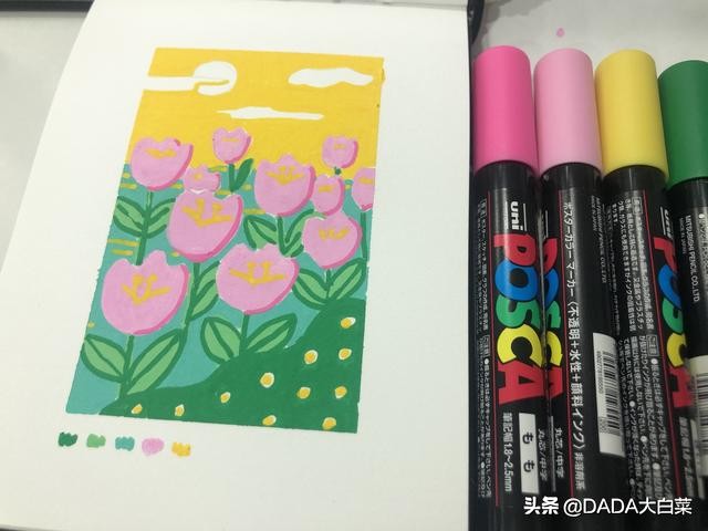 丙烯马克笔的奇妙体验,丙烯马克笔小学生专用