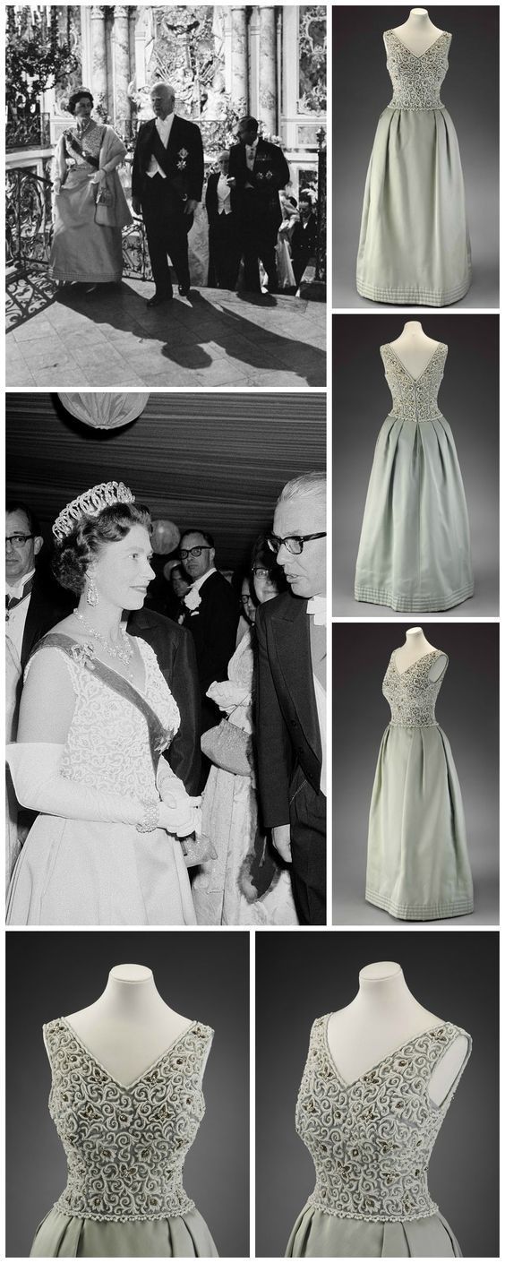 伊丽莎白女王礼服,伊丽莎白女王的礼裙