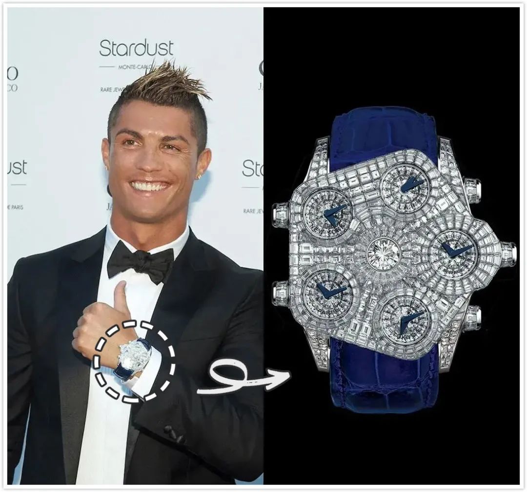 钻石表c罗,c罗定制的表