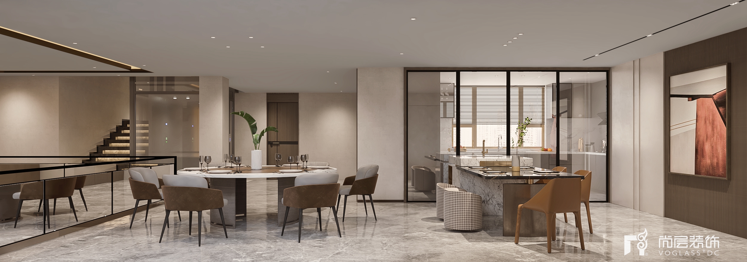 无锡别墅装修设计效果图,无锡简约欧式风格别墅装修设计