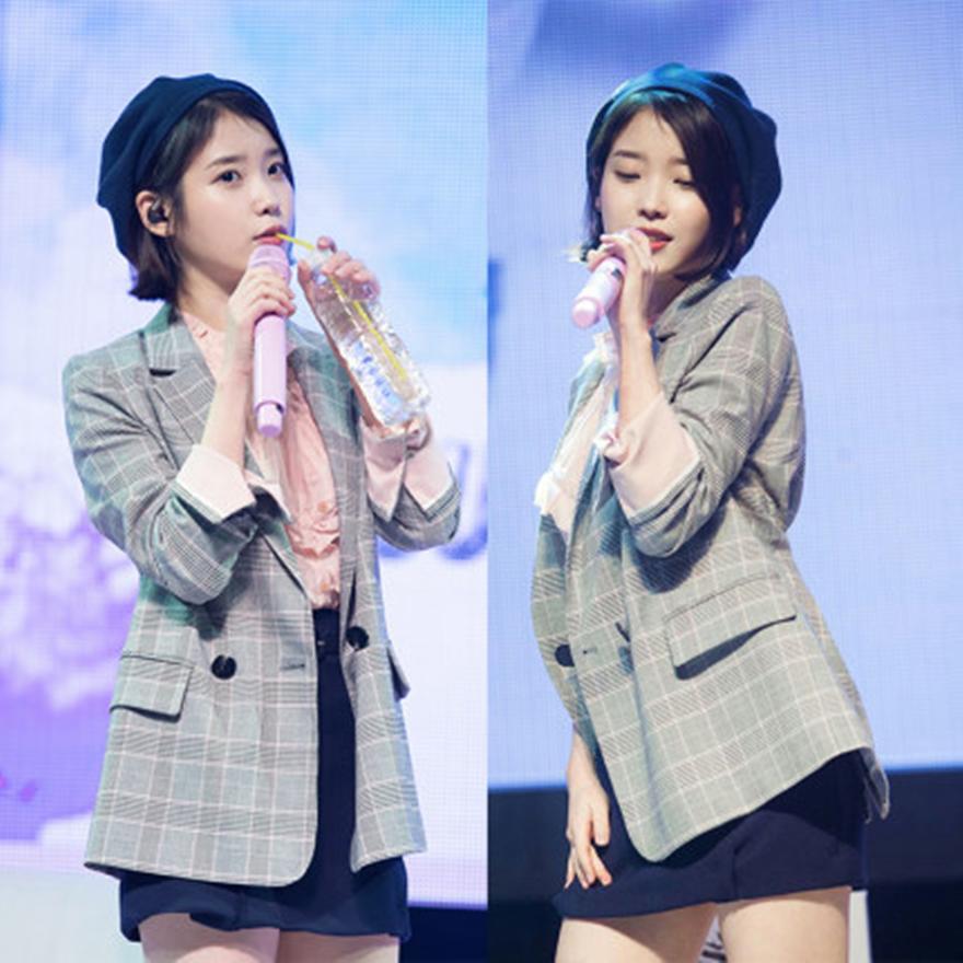 iu晒最新照片,iu西班牙私服