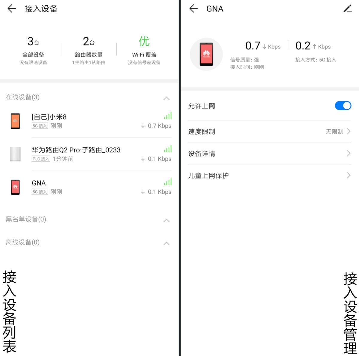 家庭无线wifi路由器评测,华为q2pro路由器各个插口的作用