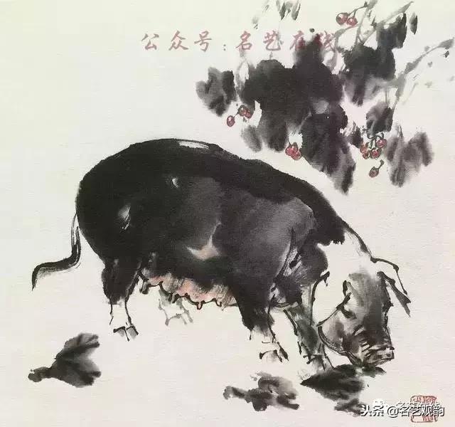 小朋友画猪简单又好看,猪年画猪中国画