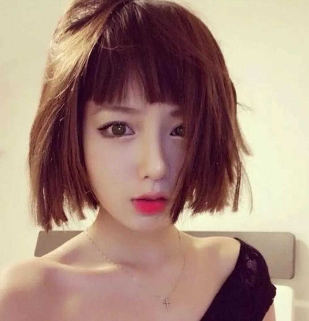 适合大脸好看时尚的短发,适合长脸小脸的短发发型女35-40岁