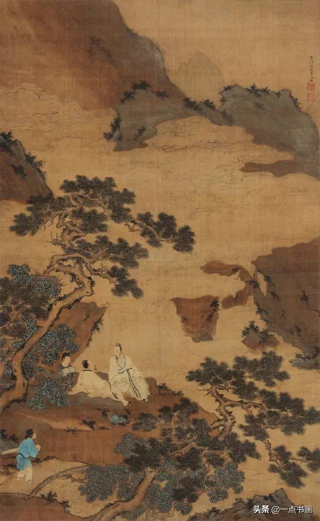 明仇英拍卖60亿的作品,明仇英桃源仙境图临摹