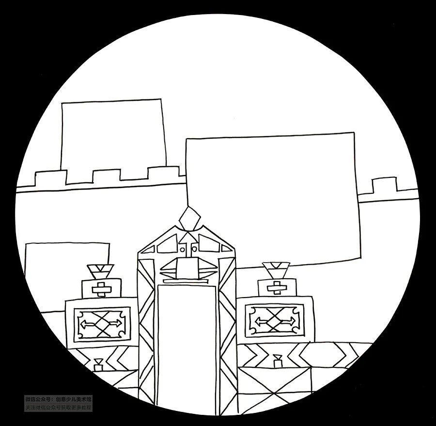 环球之旅创意画,环球之旅儿童画