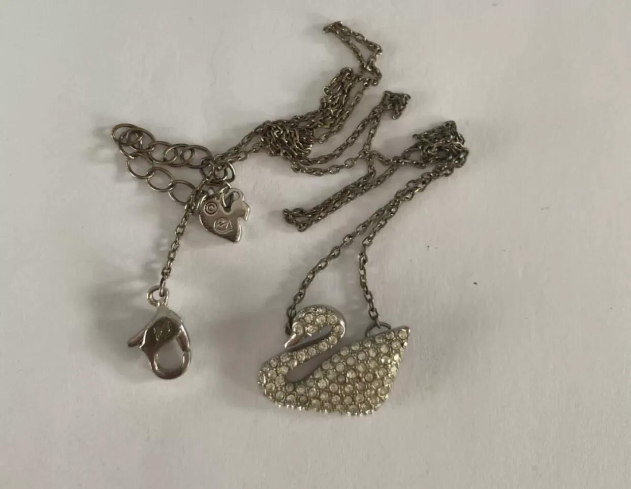 施华洛世奇项链质量问题能退吗,施华洛世奇蓝色天鹅项链款式真假