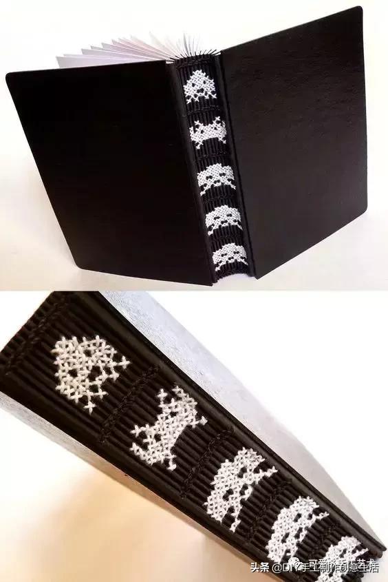 手工刺绣写字本,手工制作刺绣记录本