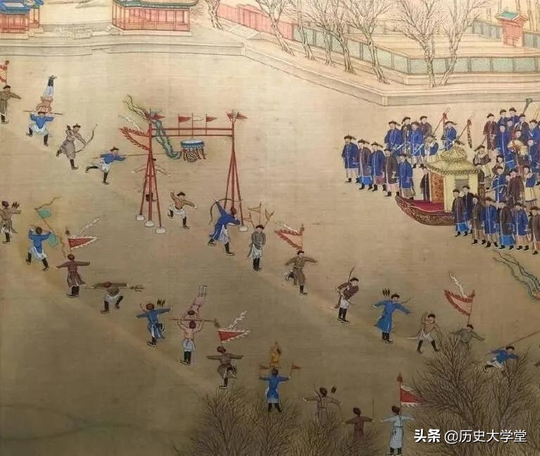 乾隆皇帝钟爱的“冰嬉”，在清朝究竟是个什么运动
