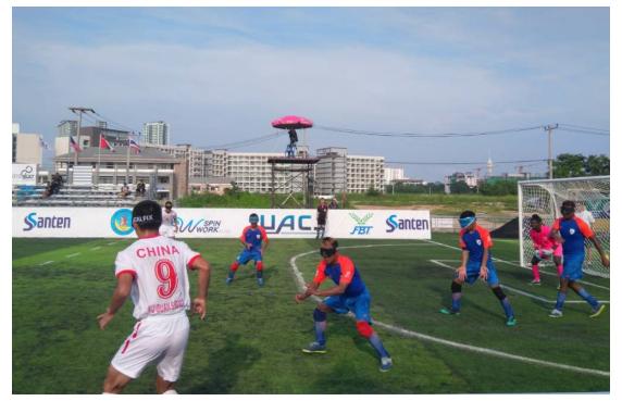 梅西开场81秒破门致敬国足,盲人国足的超强任意球