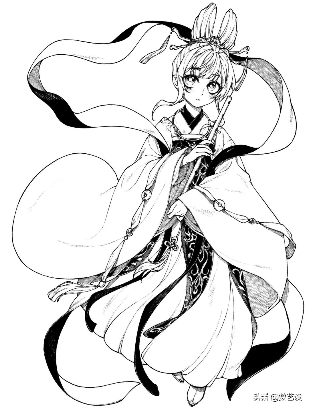 用15种颜色画的画特别漂亮,好看又复杂的又有颜色的画