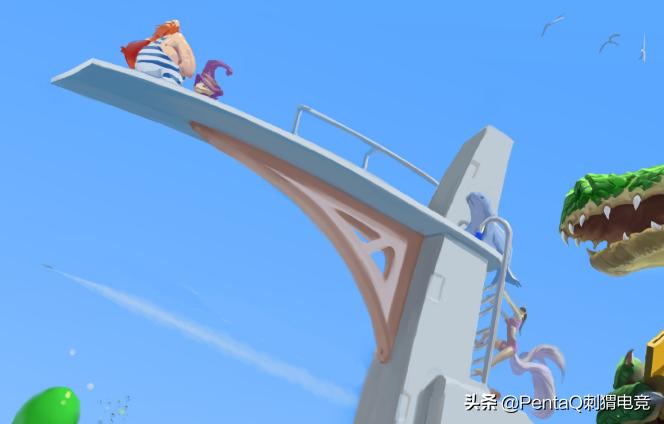 lol泳池派对男枪皮肤技能,lol男枪泳池皮肤视频