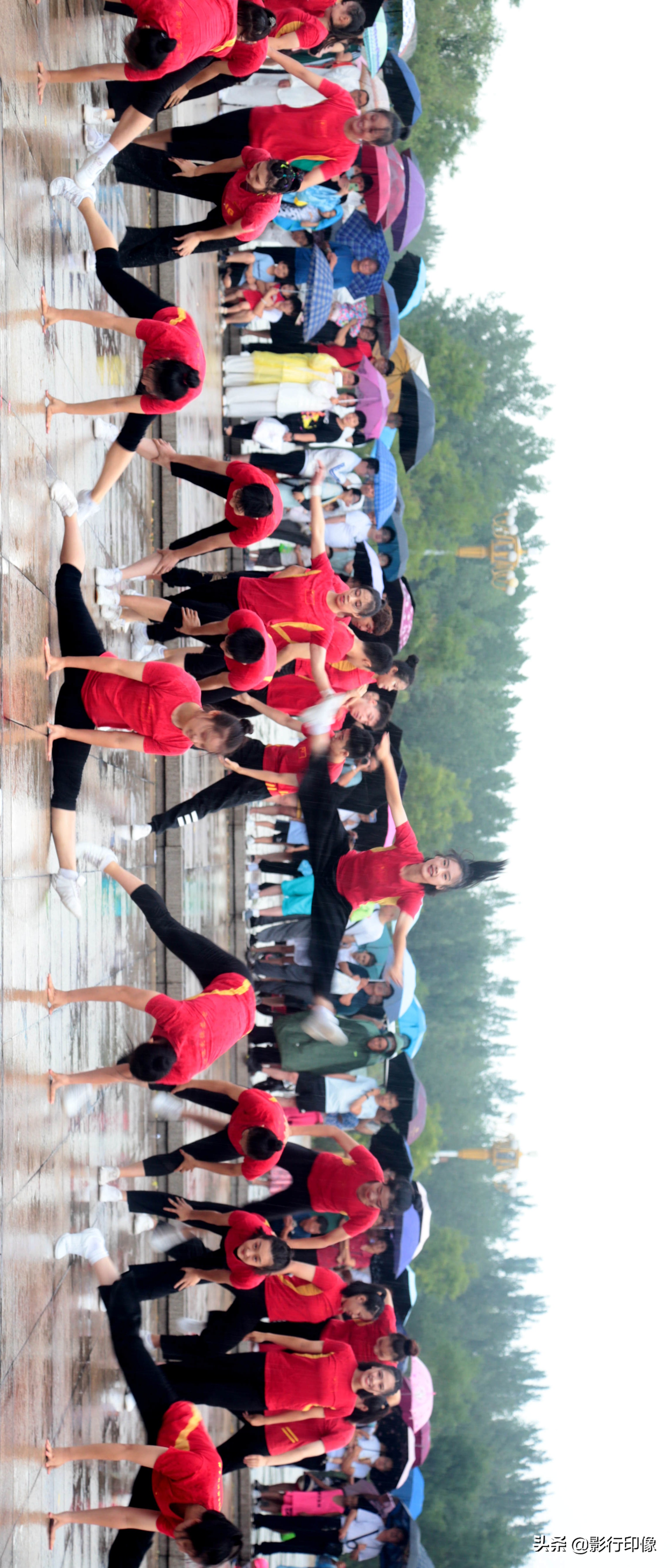 临汾市2020年全民健身启动仪式在在九州广场举行