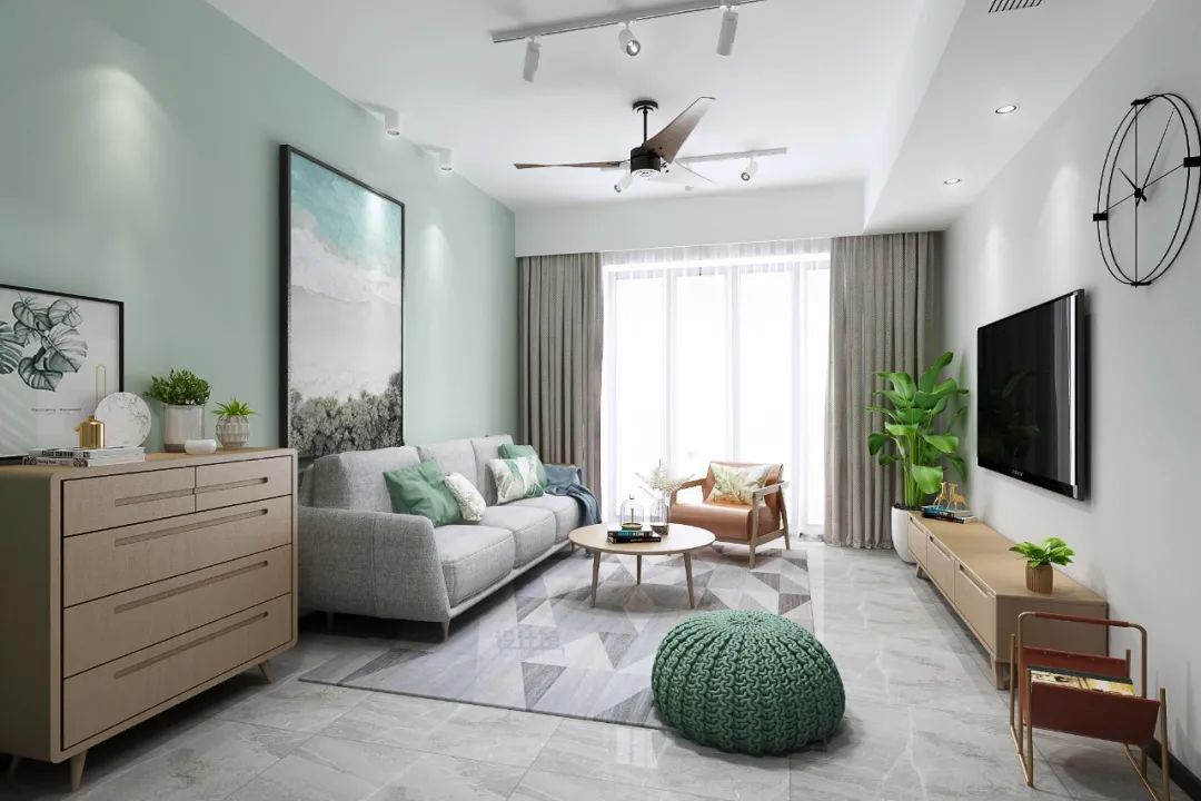 电视柜旁边空墙怎么装饰,电视柜做太大了边上放啥补救一下