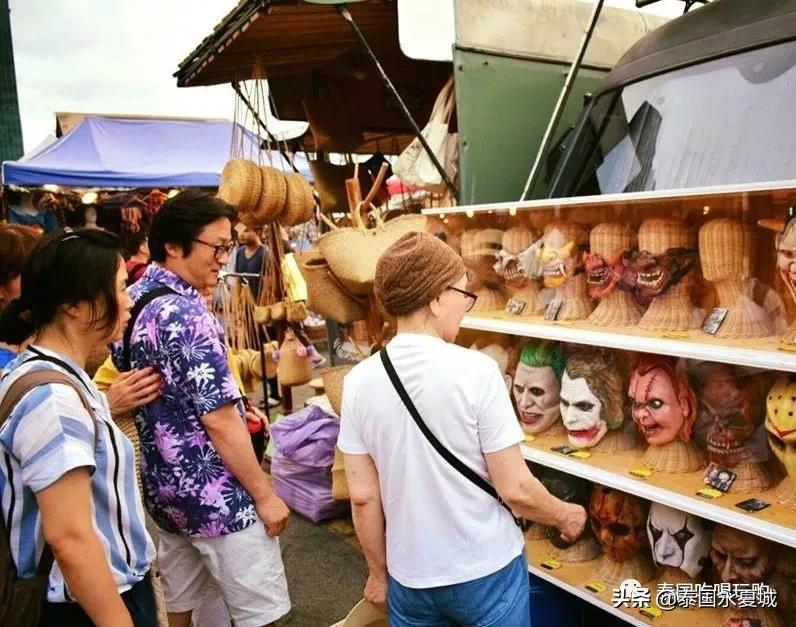 泰国小火车夜市美食攻略,泰国曼谷夜市街头美食
