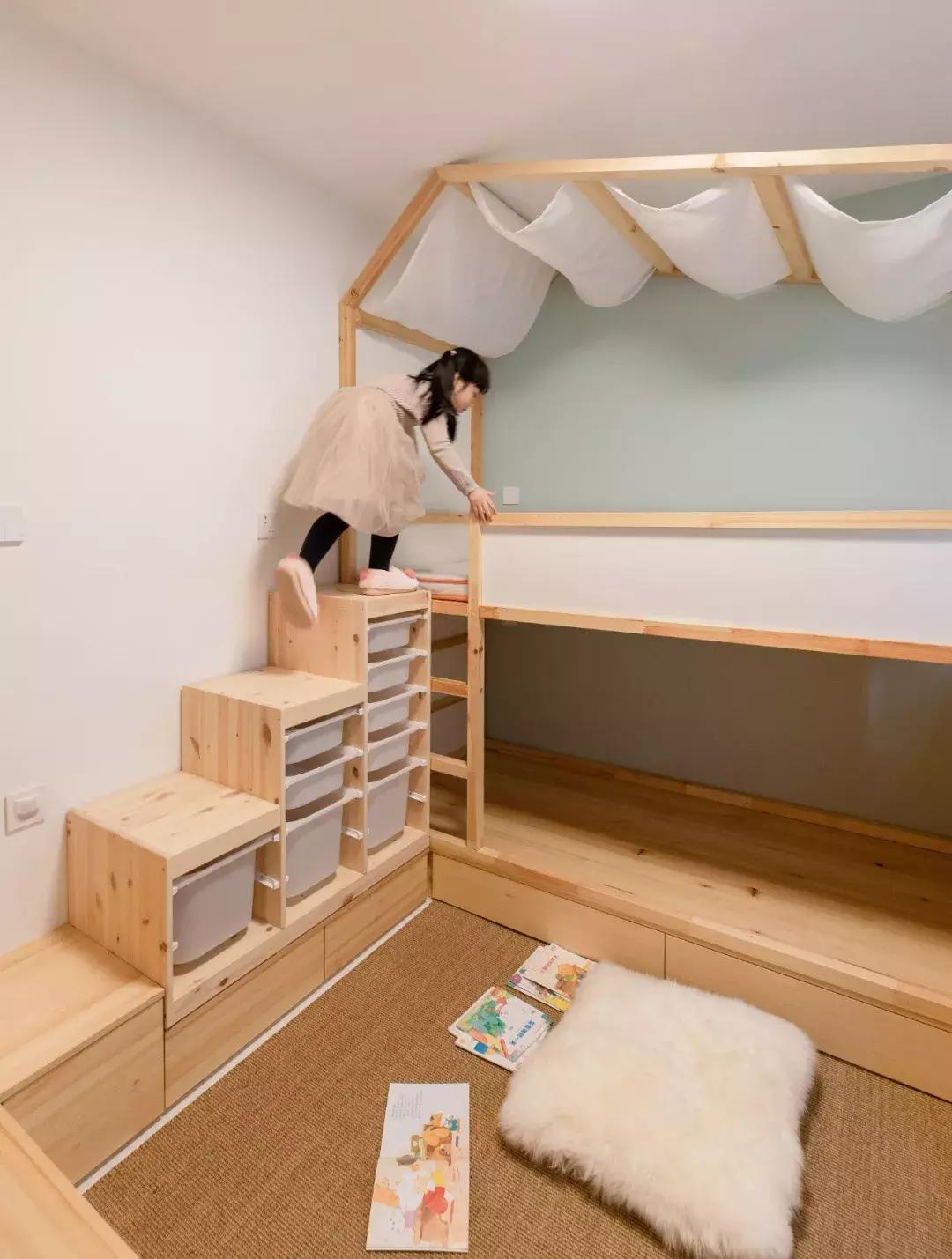 8㎡塞下一整个儿童游乐场?妈妈用爱爆改45㎡「老破小」