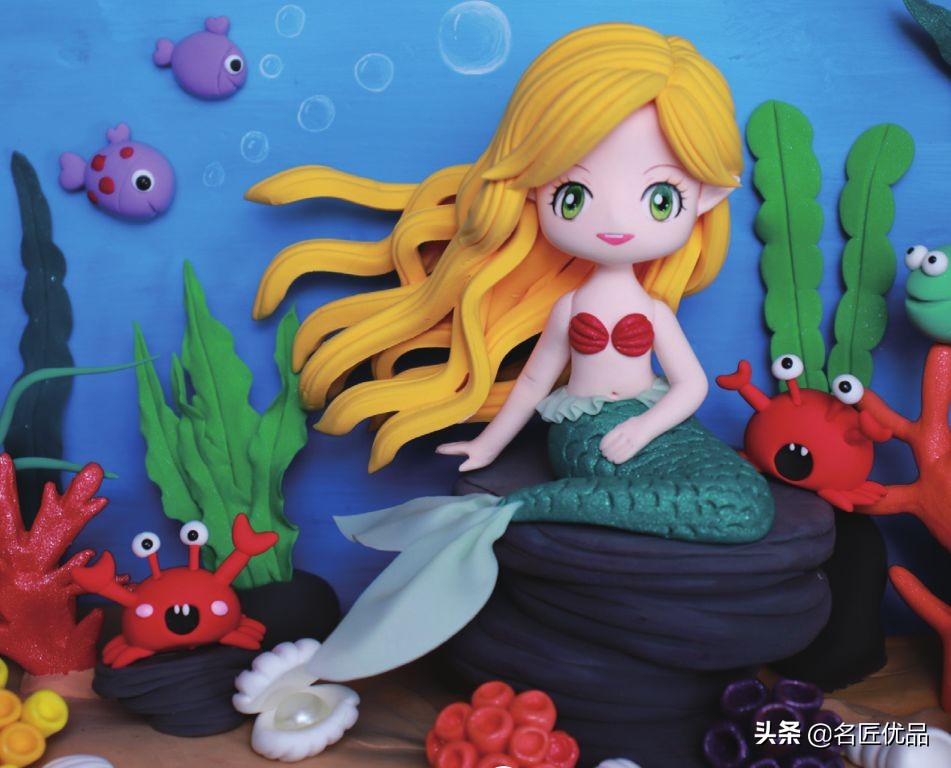 轻黏土可爱又简单的捏法,做一个简单可爱的小萌物用粘土捏