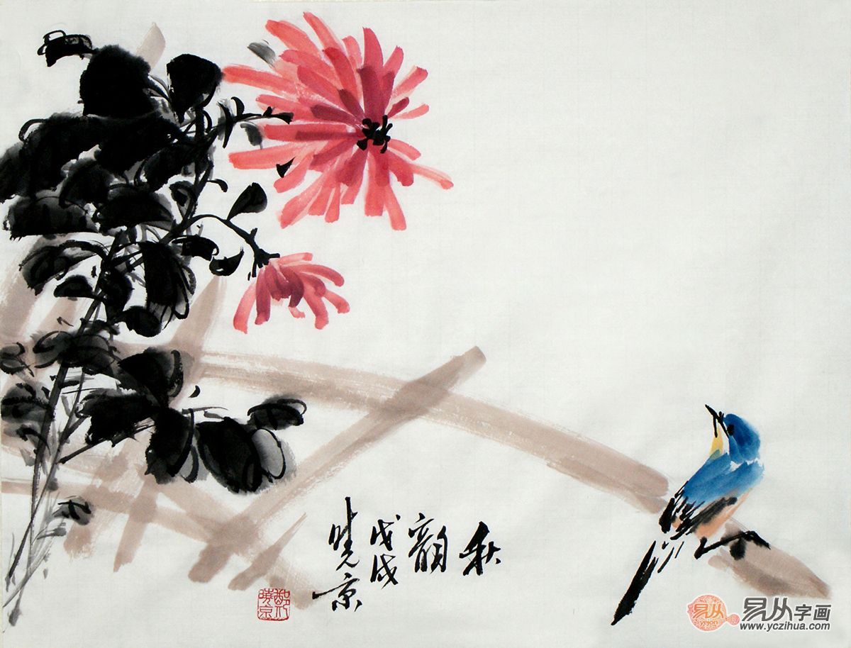 中国画梅兰竹菊四君子赏析,梅兰竹菊国画作品欣赏图文