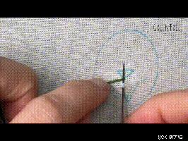 法式珠绣毛衣链手工教程,复古布刺绣毛衣链