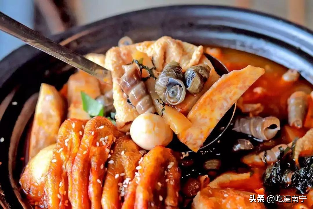 南宁田螺鸭脚煲小店推荐,南宁玉洞田螺鸭脚煲推荐