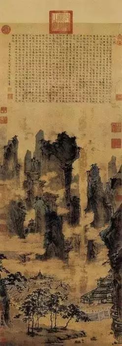 明代夏芷国画山水作品高清大图,明代100幅山水精品赏析第二辑