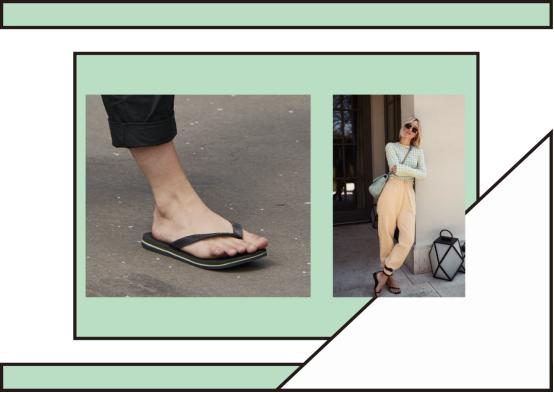 显腿型的凉鞋,粗跟凉鞋穿出女人的气质不累脚