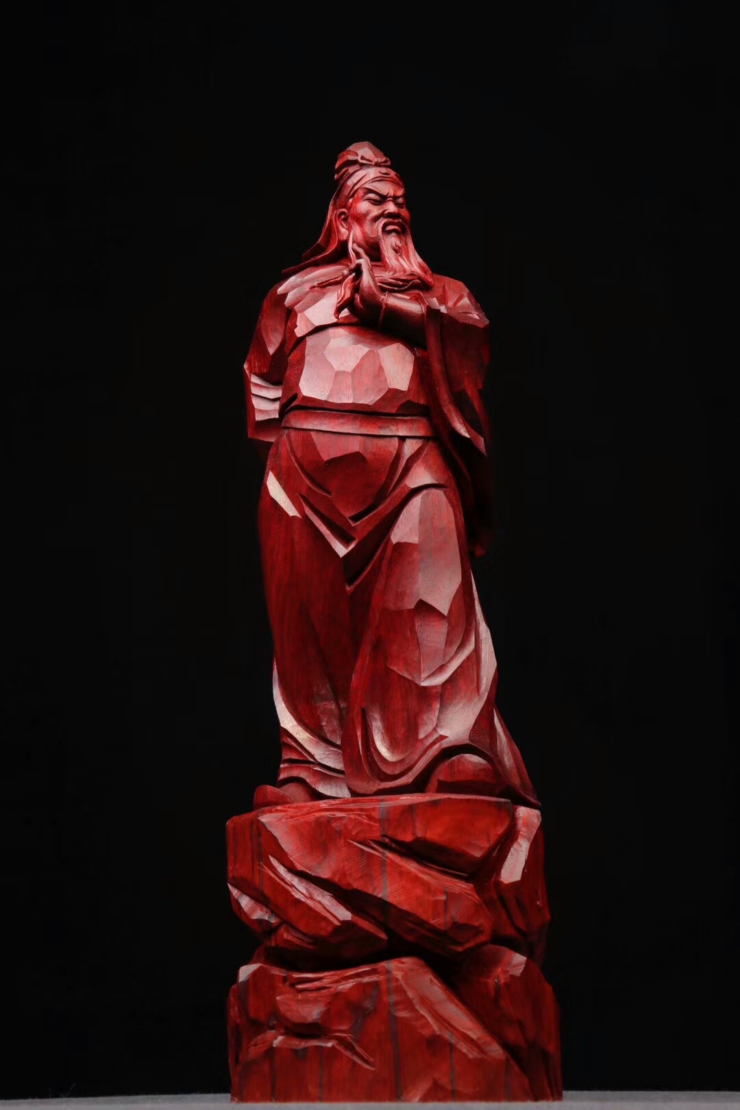 大木头雕刻过程图片欣赏,精雕木头纯手工