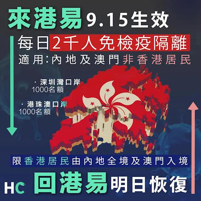 来港易申请了不去香港会怎么样,来港易回到哪里不需要隔离