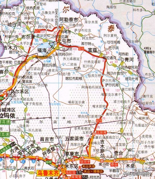 新疆的阿勒泰青河县,阿勒泰的角落哪里能看到