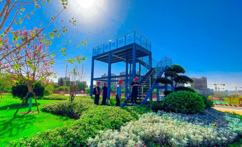 我为地球添一块绿色主题画,我为地球添新绿绘画