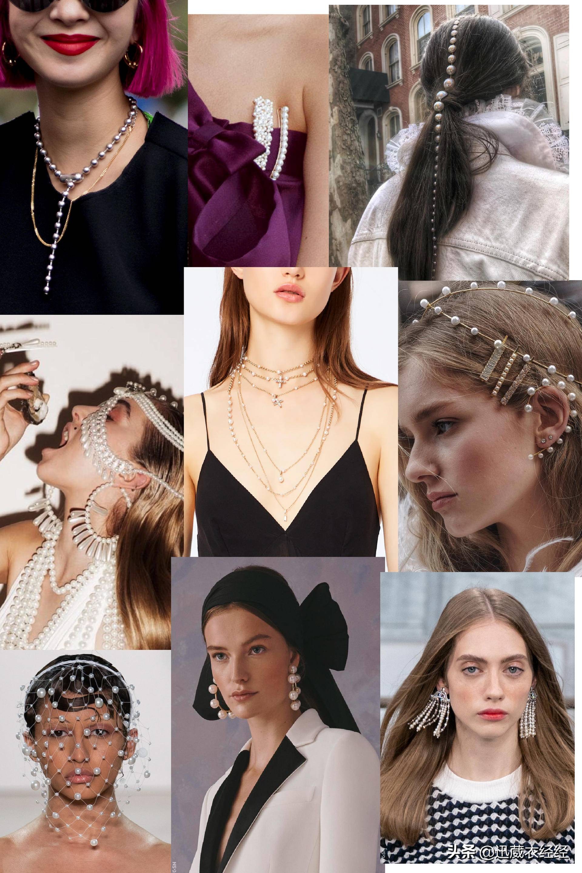 珍珠配饰怎么戴时髦又好看,珍珠搭配珍珠这样戴才气质又减龄