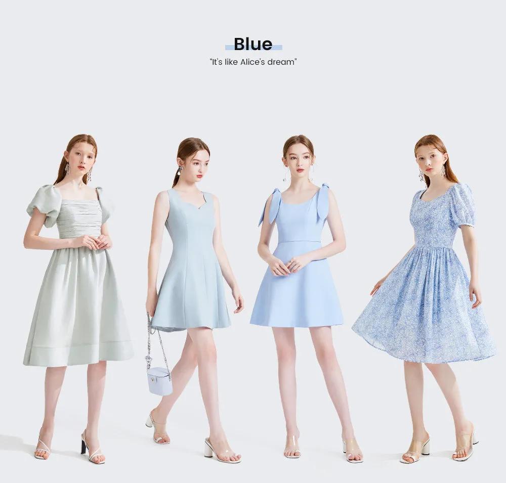 50条夏日连衣裙超美,pinkmoon夏日碎花连衣裙