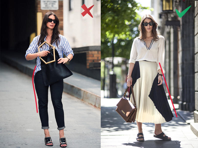 五种体型穿搭法，助你K.O身材缺陷