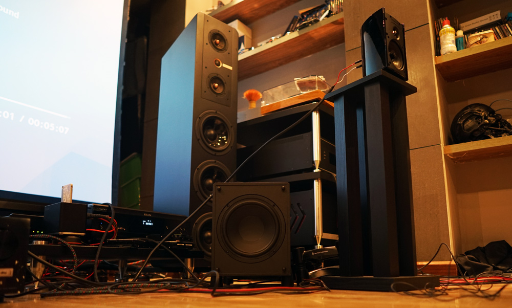 电视机配电影院音箱效果,电视机配家庭影院