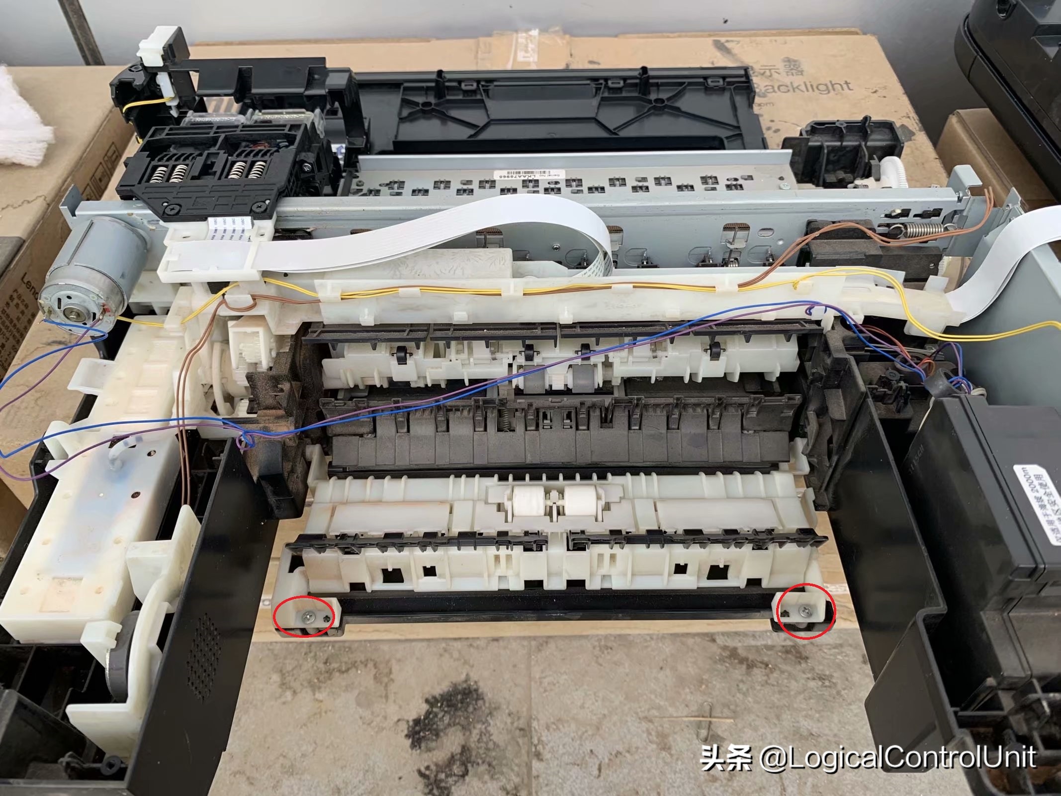 佳能mx378怎么清除卡纸,佳能打印机mx728拆卸步骤图解