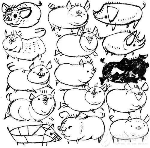 韩美林100幅手稿,韩美林公开手稿