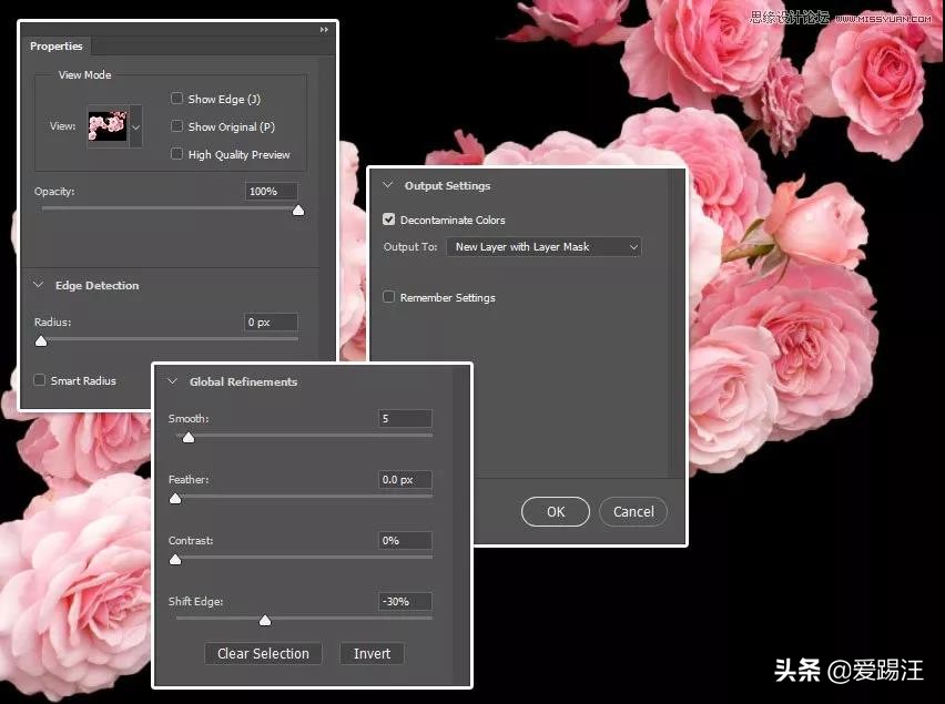 ps教程素材图片,ps教学制作漂亮的鲜花艺术字