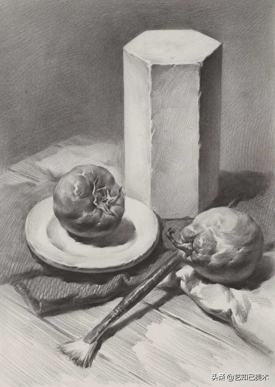 素描衬布如何画好,素描画衬布的正确方法