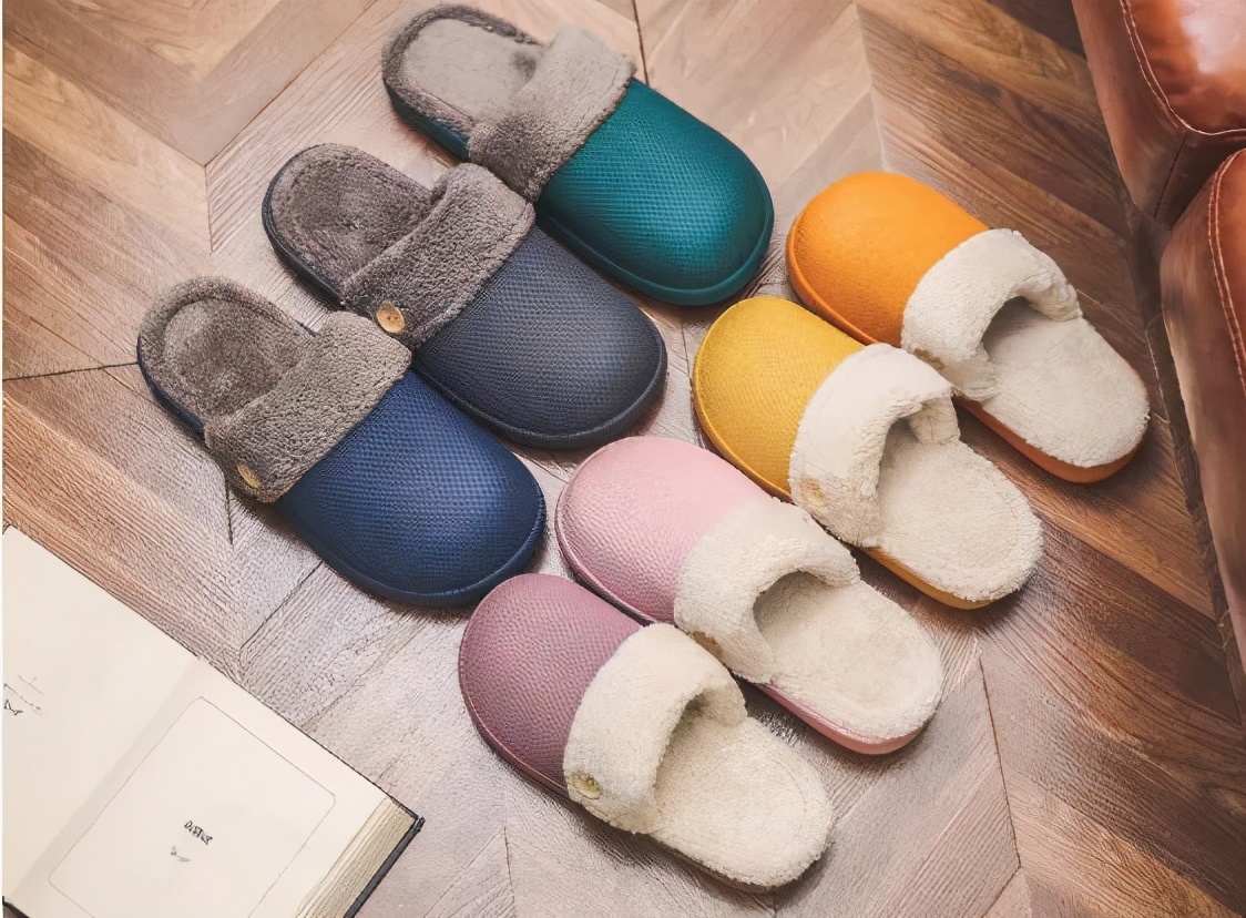 冬季踩屎感棉拖鞋防水,冬季防水踩屎感拖鞋