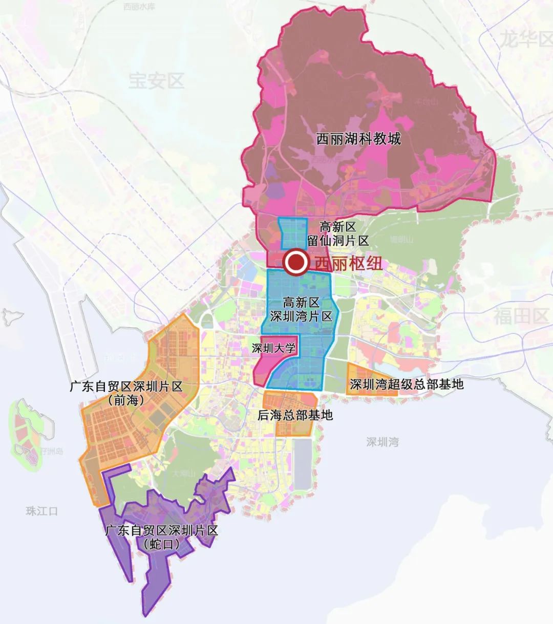 深圳北站西丽枢纽,深圳枢纽新建西丽站