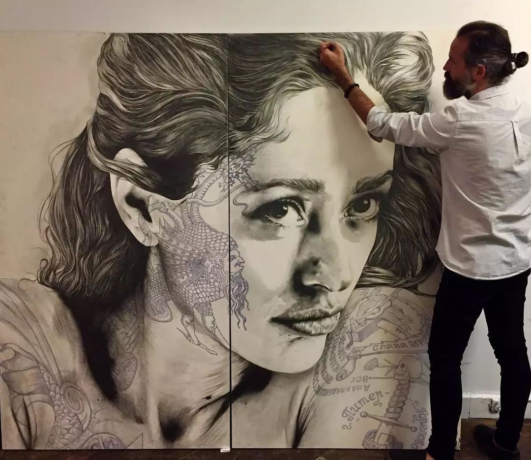 丙烯怎么画出素描效果,素描跟丙烯画