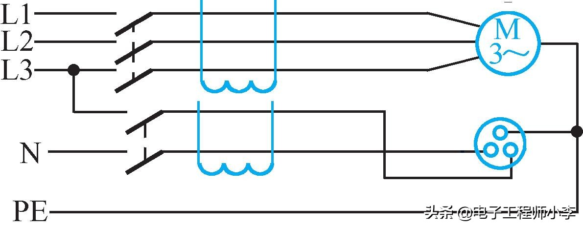 漏电保护器的接线方法,1p漏电保护器接线图